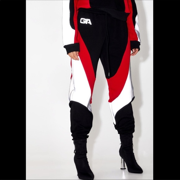 I AM GIA reflective sabrina sweatpants joggers - Picture 2 of 2